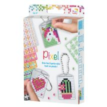 Kit Créatif Pixel Girly 3 Porte-clés Avec Livret 38 Modèles - Pixel ou Pixel kit