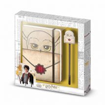 Set Journal Intime Et Stylo Harry Potter - Chouette Hedwige - Cadeaux-et-anniversaire.com