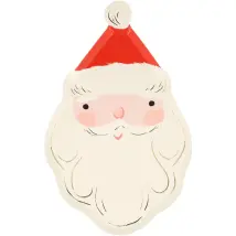 8 Assiettes Père Noël - Meri Meri