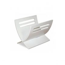 Porte Journaux En Bois Blanc Peint - HomeStyle4U