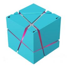 Enceinte Bluetooth Mini Cube Ai Contrôle Vocal Intelligent Lumière Rgb Son Hd Yonis - Yonis