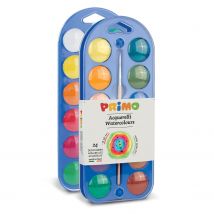 Palette D'Aquarelle 24 Couleurs Ø 30 Mm - Primo