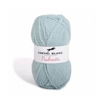 Pelote De Laine À Tricoter Poulinette - Cheval Blanc 210 Bleu