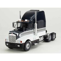 Voiture Miniature De Collection - Ixo - Kenworth T600a Tracteur 1986 - Échelle 1/43 - Monté Métal - Noir