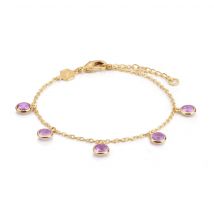 Bracelet Gemia En Pierres Améthyste - SLOYA