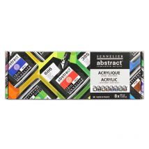 Peinture Acrylique - Satinée - Sennelier - Abstract - Coffret 8 Couleurs - Sachet 40ml