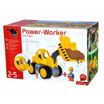 Chargeur Sur Pneus Power-worker Et Figurine - Big