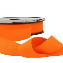 Disquette 25m Sergé Coton Orange - MyMercerie