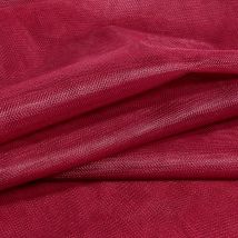 Tissu Tulle Souple Grande Largeur Uni Bordeaux - Au Mètre - Craftine