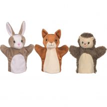Marionnettes Écureuil, Lapin Et Hérisson - Goki