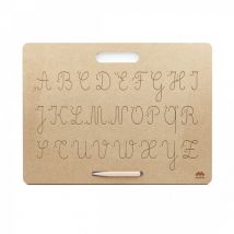 Tablette Écriture Majuscules Cursives Montessori - Mazafran