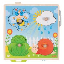 Puzzle Avec Images Cachées - Dans Le Jardin - Goki