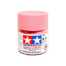 Mini Pot De Peinture Acrylique 10 Ml Pour Maquette T2m - X17 Rose Brillant 81517 - Tamiya