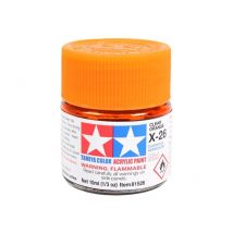 Mini Pot De Peinture Acrylique 10 Ml Pour Maquette T2m - X26 Orange Translucide 81526 - Tamiya