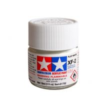 Mini Pot De Peinture Acrylique 10 Ml Pour Maquette T2m - Xf2 Blanc Mat 81702 - Tamiya