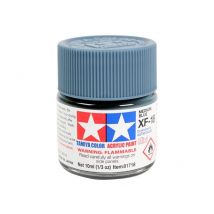 Mini Pot De Peinture Acrylique 10 Ml Pour Maquette T2m - Xf18 Bleu Moyen Mat 81718 - Tamiya