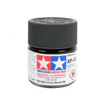 Mini Pot De Peinture Acrylique 10 Ml Pour Maquette T2m - Xf69 Noir 81769 - Tamiya