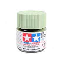 Mini Pot De Peinture Acrylique 10 Ml Pour Maquette T2m - Xf71 Vert Cockpit 81771 - Tamiya