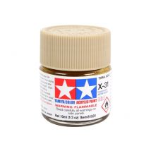 Mini Pot De Peinture Acrylique 10 Ml Pour Maquette T2m - Xf31 Titanium Or Brillant 81531 - Tamiya