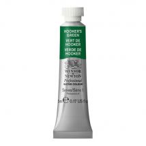 Tube De 5 Ml - Peinture Aquarelle Winsor & Newton - Vert De Hooker N°311 - Extra Fine - Transparent