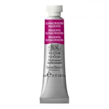 Tube De 5 Ml - Peinture Aquarelle Winsor & Newton - Magenta Quinacridone N°545 - Extra Fine - Transparent