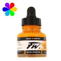 Encre Artists Fw 29.5ml Indian Yellow - Daler Rowney