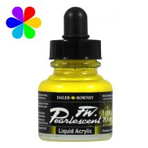 Encre Pearlescent 29.5ml Jaune - Daler Rowney