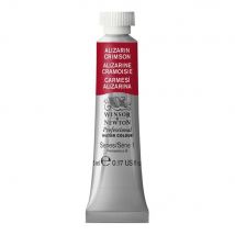 Tube De 5 Ml - Peinture Aquarelle Winsor & Newton - Alizarine Cramoisie N°004 - Extra Fine - Transparent