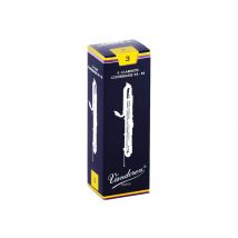 Vandoren Traditional 3 - Anche Pour Clarinette Contrebasse - Pack De 5
