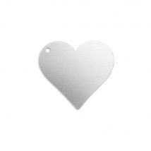 Lot De 20 Pendentifs Impress Art - Cœur - Aluminium - 1,91 Cm - ImpressArt