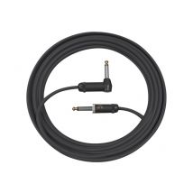 D'Addario American Stage - Câble Audio - Jack Mono Mâle Angle Droit Pour Jack Mono Mâle Droit - 6.1 M - Blindé
