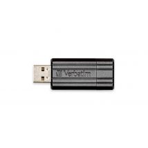Cle Usb 2.0 64go Pinstripe Noir - Verbatim
