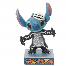 Figurine Enesco Disney Traditions - Lilo Et Stitch - Stitch Squelette Halloween Phosphorescent