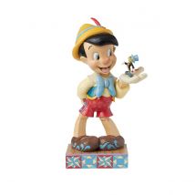Figurine Enesco Disney Traditions - Pinocchio - Grand Pinocchio Et Jiminy Cricket