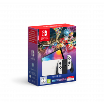 Console Nintendo Switch – Modèle Oled (blanc) + Mario Kart 8 Deluxe + Abonnement De 12 Mois Nintendo Switch Online
