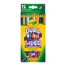 12 Crayons De Couleur Dual Sided - 24 Couleurs - Crayola