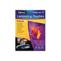 Pochettes Plastification A4 125 Microns Brillantes - Fellowes