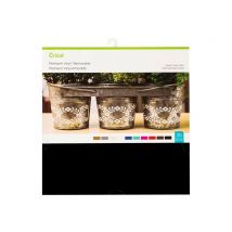 Lot De 20 Vinyles Amovibles Cricut - Premium Vinyl - Couleurs Assorties - 30 X 30 Cm