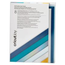 Lot De 8 Inserts De Cartes Foil Cricut Joy - Blue Lagoon- 10,8 X 14 Cm