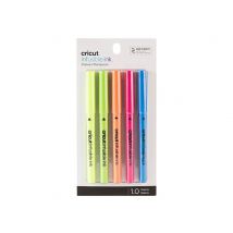 Lot De 5 Marqueurs Pointe Moyenne - Cricut - Néons - Infusible Ink
