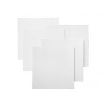 Lot De 10 Papiers Cartonnés Autocollants Cricut - Smart Paper - Blanc - 33 X 33 Cm
