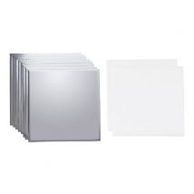 Lot De 8 Feuilles Transfert Foil Cricut - Argent - 30,5 X 30,5 Cm