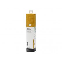 Vinyle Thermocollant Cricut - Smart Iron-on - Or Pailleté - 33 Cm X 90 Cm