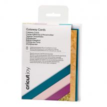 Lot De 8 Cartes Adhésives À Personnaliser Cricut - Couleurs Assorties - 10,8 X 14 Cm