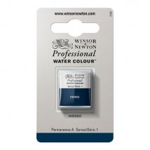 1/2 Godet - Peinture Aquarelle Winsor & Newton - Indigo N°322 - Extra Fine - Opaque