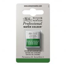 1/2 Godet - Peinture Aquarelle Winsor & Newton - Oxyde De Chrome N°459 - Extra Fine - Opaque