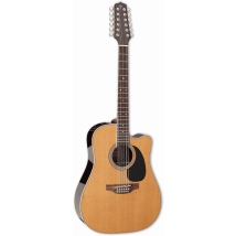 Takamine Ef400sc-tt - Guitare Électroacoustique 12 Cordes - Dreadnought Cutaway - Natural