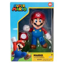 Super Mario - Figurine Mario + Champignon - Jakks Pacific