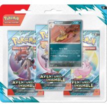 Lot De 3 Boosters Ev09 Aventures Ensemble - Pokémon - Modèles Aléatoires - Vendu À L'Unité - Pokemon