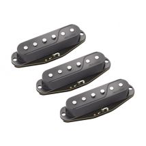 Fishman Fluence - Ensemble De Pickup Pour Guitare Électrique Stratocaster - 3 Pièces - Noir